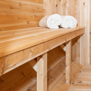 Barrel Sauna White Cedar - Ø 200 cm x L 200 cm
